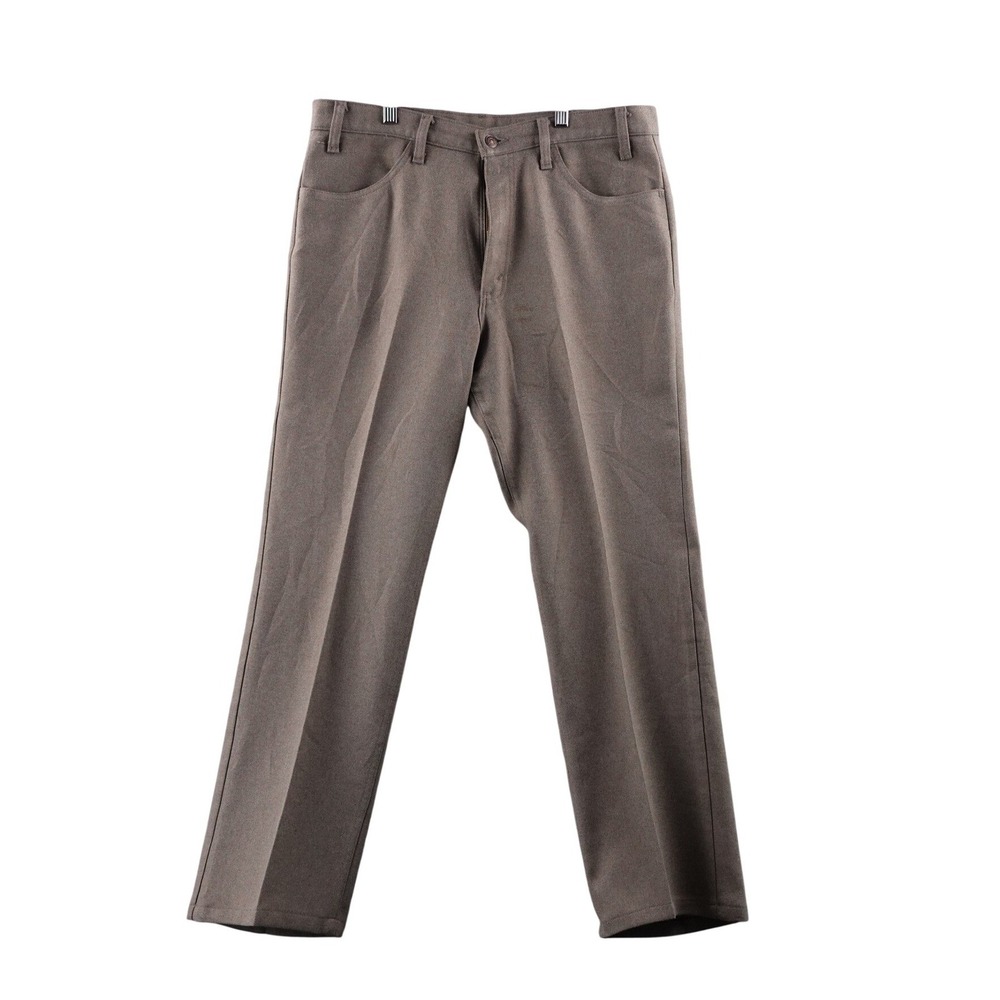 Vintage 517 Levi Strauss Mens‎ Brown Tab Pants W36 L31 Made in USA Casual Office